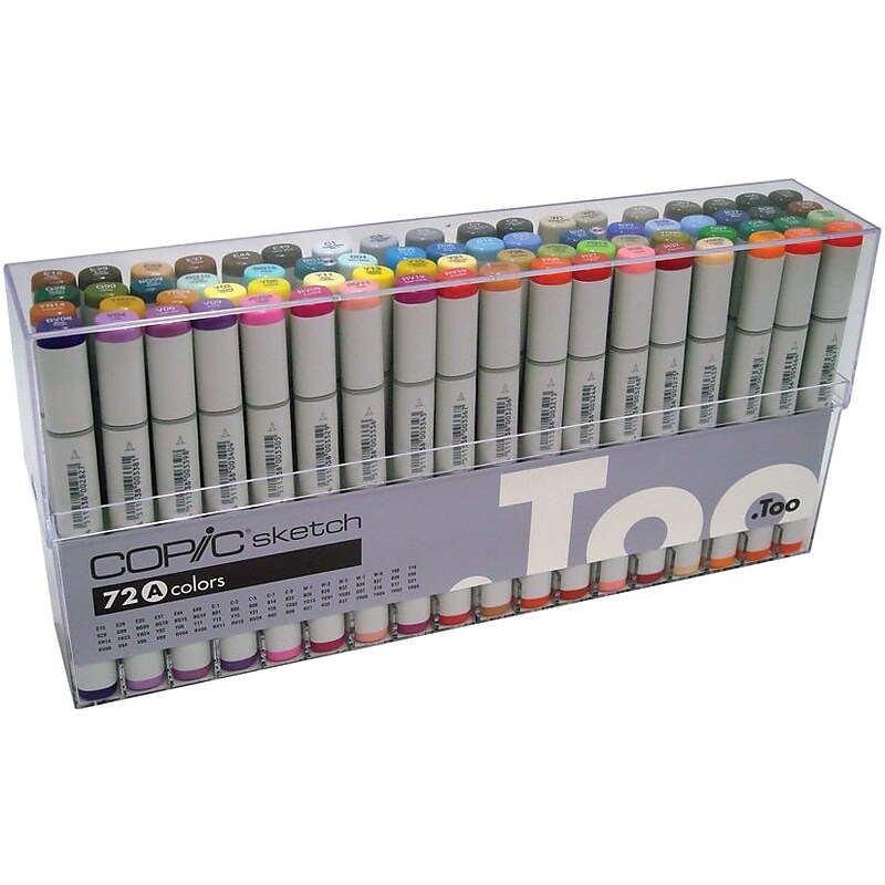 Copic® Marker 72 Piece Set A Sketch Markers Set image 1