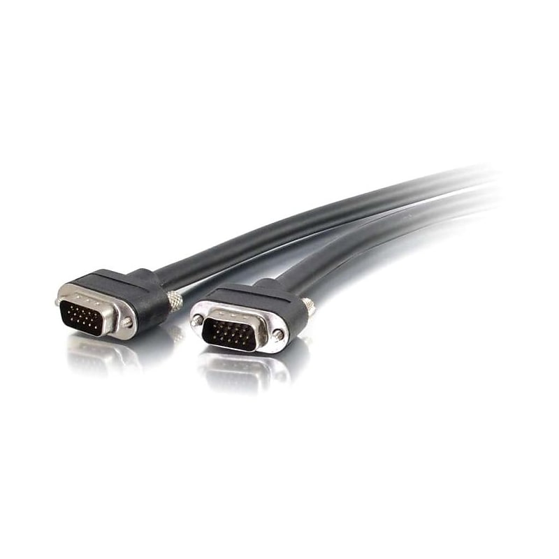 C2G 6' Select HD15 M/M VGA Video Cable, Black image 1