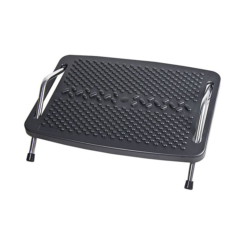 Syba Ergonomic Design Tilt Adjustable Footrests, Black (QZ2045) image 1
