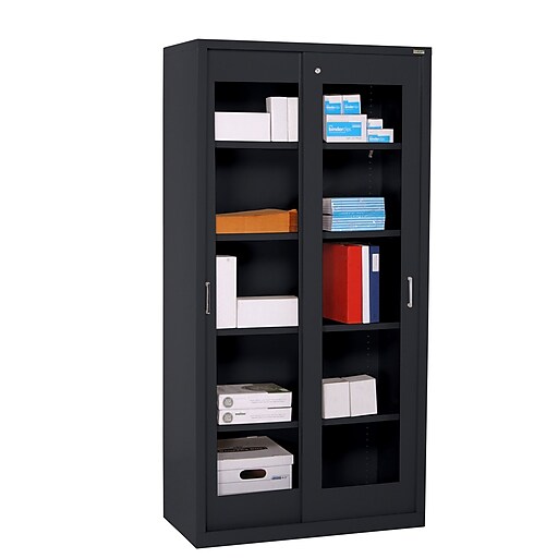 Shop Staples for Sandusky® Elite 72" x 36" x 18" Sliding ...