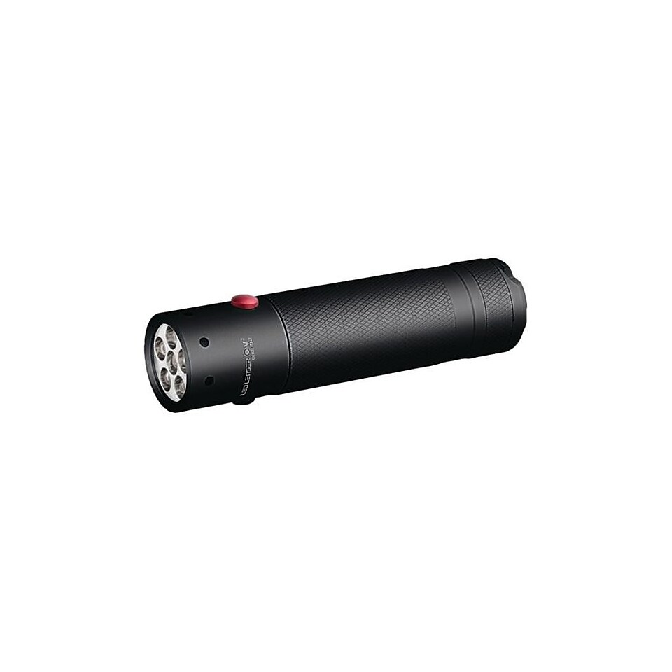 LED Lenser V2 37 Hour 110 Lumens Dual Color LED Flashlight With Red and White Light Function, Black