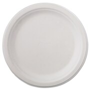 Chinet Huhtamaki 9 3/4 inch Recycled Round Paper Plate, White by