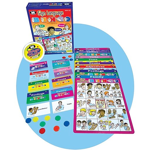 Super Duper® Sign Language Bingo Game Staples