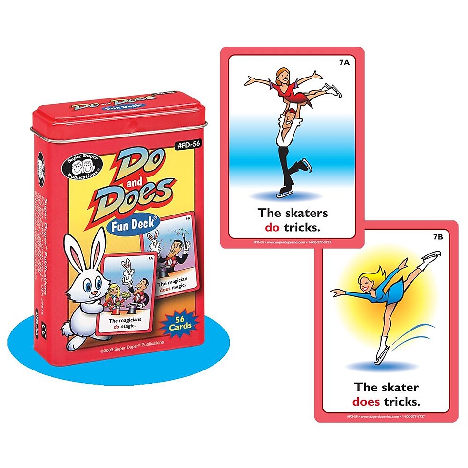 Super Duper Do and Does Fun Deck Cards