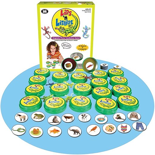 Super Duper® Lids 'n Lizards Magnetic Photo Vocabulary Game
