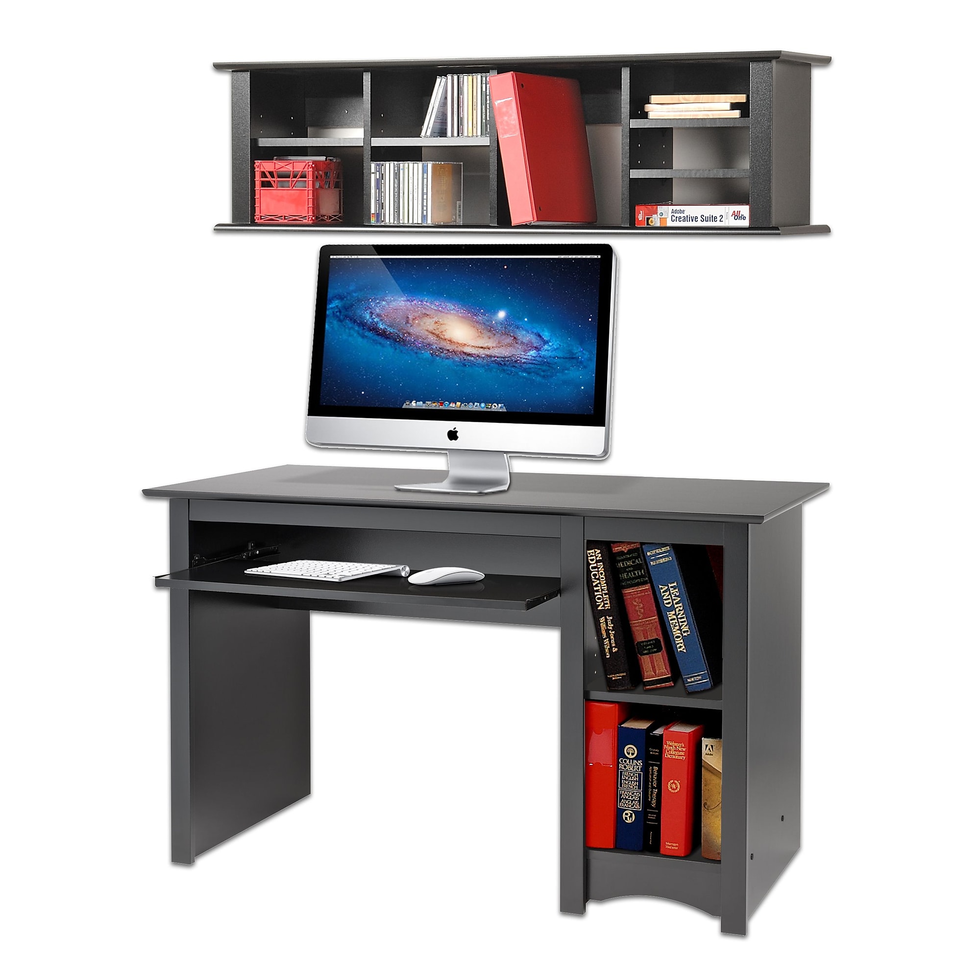 Prepac 48″ W Computer Desk, Black (BDD-2948) Sansujyuku sansujyuku.com