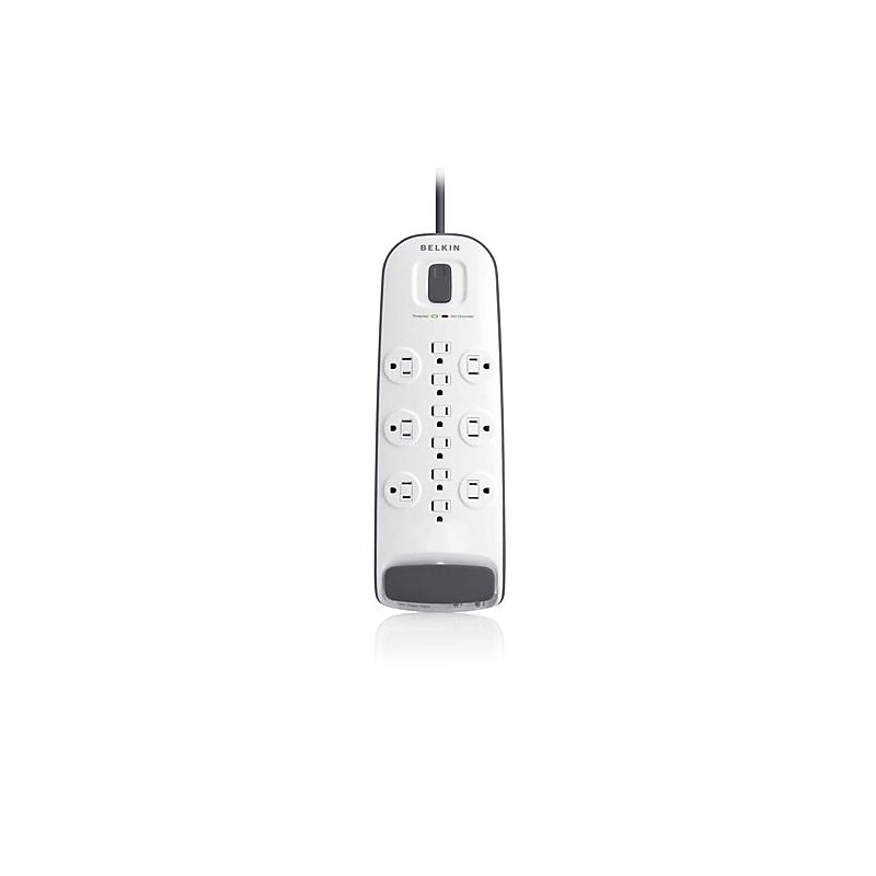 Belkin 12 Outlet Surge Protector, 8 ft. Cord, 3996 Joules (BV112230-08-BLK) image 1