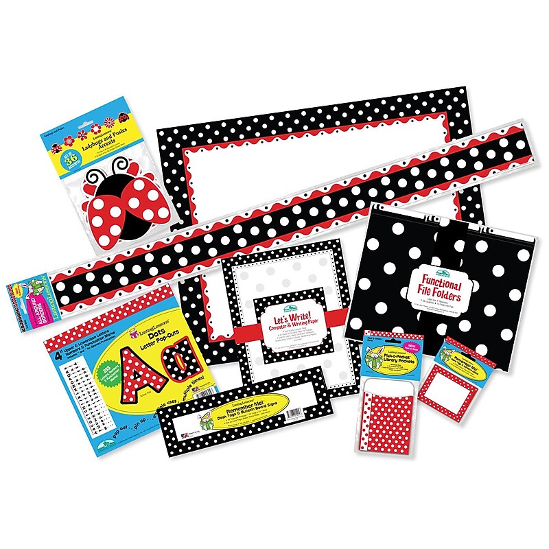 Baker Creek Just Dotty Designer Classroom Set, 477/Pack (BCP3570) image 1