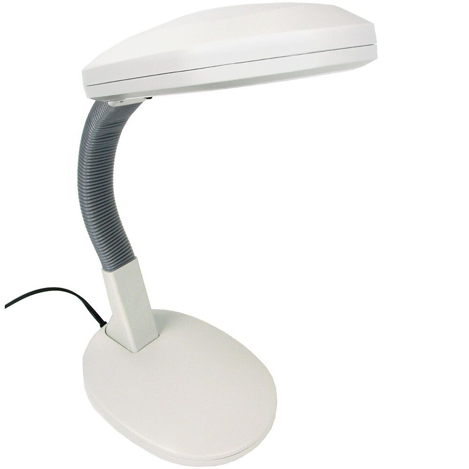 Trademark Home™ 27 W Sunlight Desk Lamp, White