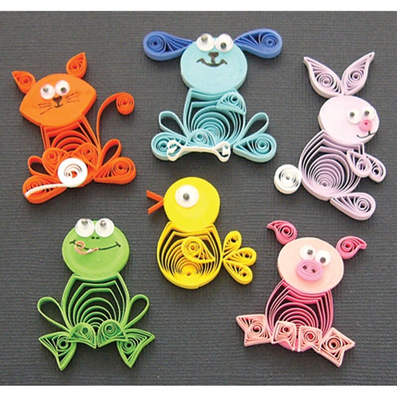 Quilled Creations Quilling Kit, Animal Buddies image 1