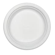Chinet Huhtamaki 6 3/4 inch Recycled Round Paper Plate, White by