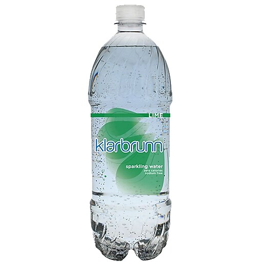 Shop Staples for Klarbrunn Lime Flavor Sparkling Water, 20 oz. Bottle, 16/Pack