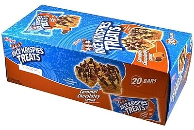 Kelloggs Caramel Chocolatey Chunk King Size Rice Krispies Treats Bars ...