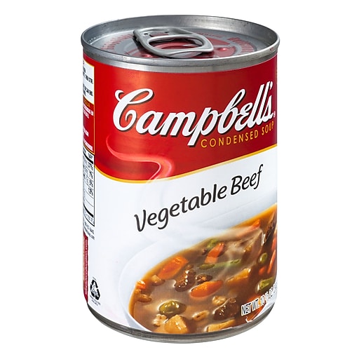 Shop Staples for Campbells Condensed Vegetable Beef Soup, 10.5 oz., 12/Pack