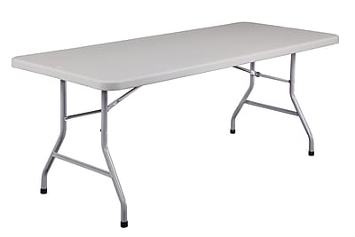 National Public Seating 72 Folding Table, Gray, 4\/Pack (BT30724)