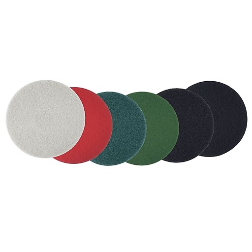 3m white floor buffing pads