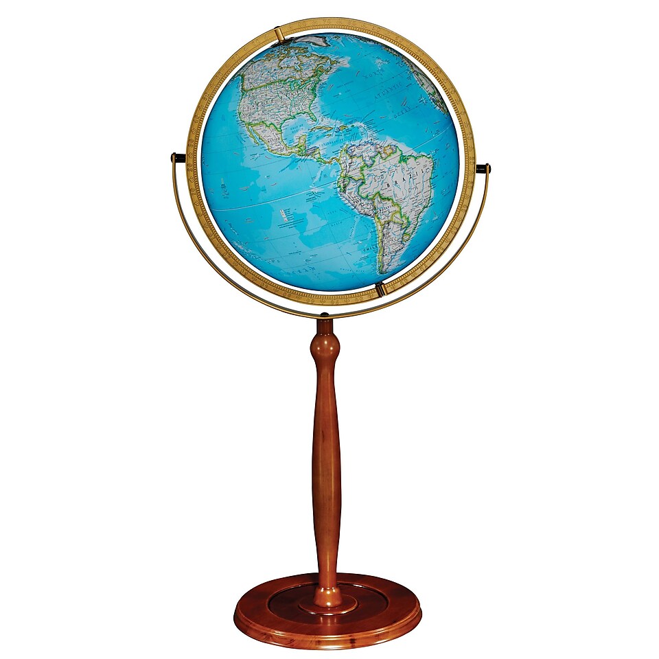 Replogle 16 National Geographic Chamberlin Illuminated Globe, Blue Ocean