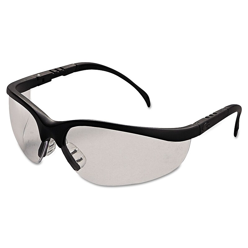 MCR Safety Klondike® Adjustable Temple Safety Glasses, Clear Lens (KD110) image 1