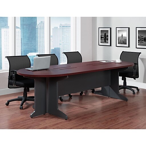 Altra Pursuit 105'' Oval Conference Table, Cherry (9350096) Staples