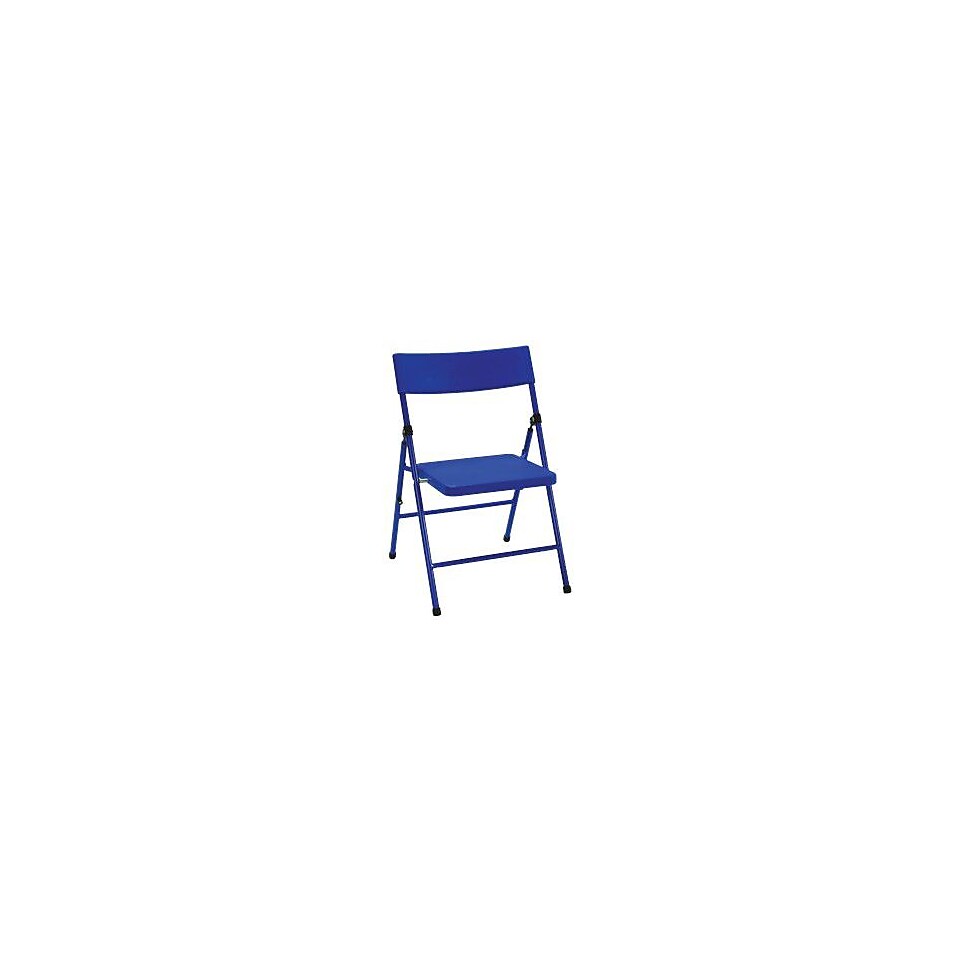 Cosco Products Cosco Kids Pinch free Folding Chair Blue (4 pack), BLUE