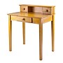 Winsome Studio Beech Wood Writing Desk With Hutch, Honey (99333)~#|#~m000115544_sc7