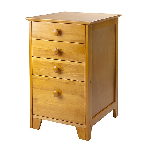 Shop Staples For Winsome 4 Drawer Vertical File Medium Wood