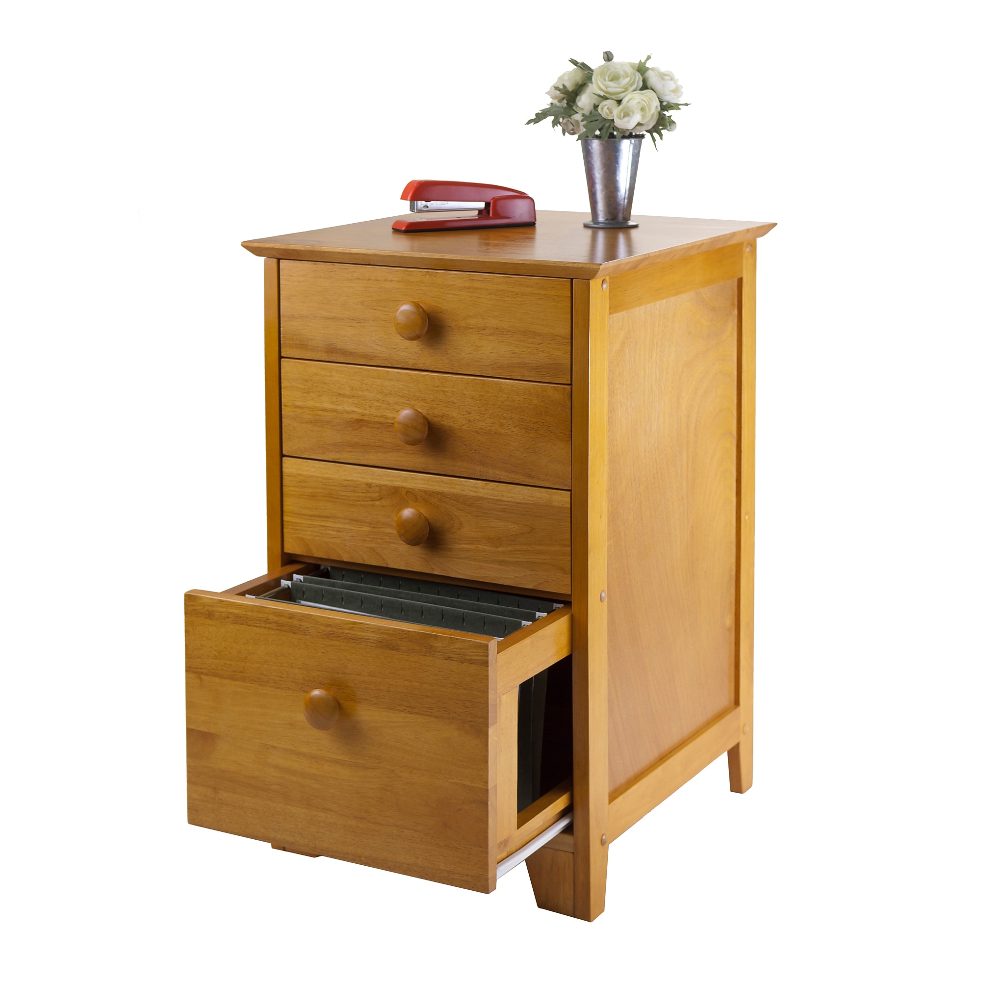 Winsome Studio 4-Drawer File Cabinet, Letter/Legal Size, 28.94″H x 18.27″W x 20″D, Honey (99428) Sansujyuku sansujyuku.com