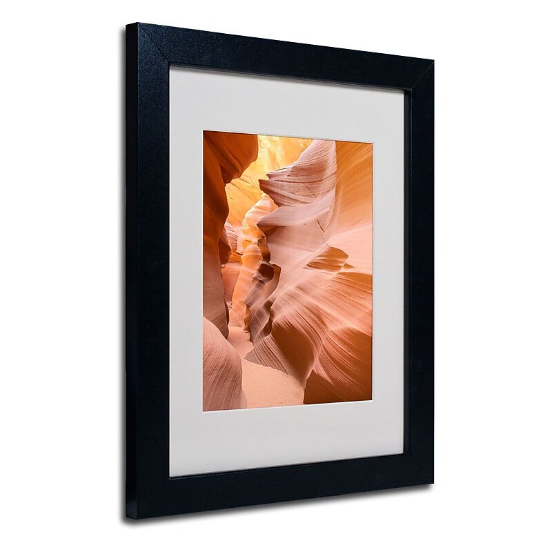 Trademark Fine Art 'Welcome IV' 11" x 14" Black Frame Art image 1