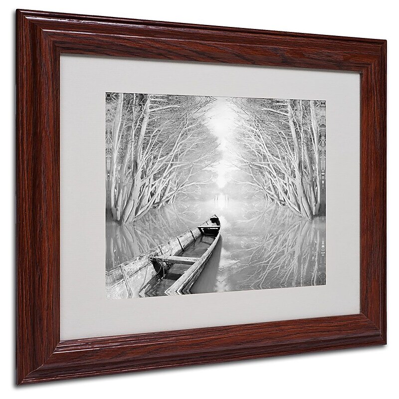 Trademark Fine Art 'Welcome' 11" x 14" Wood Frame Art image 1