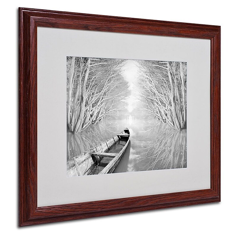 Trademark Fine Art 'Welcome' 16" x 20" Wood Frame Art image 1