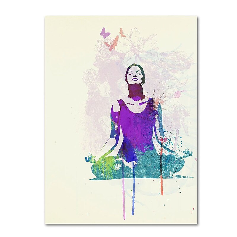 Trademark Fine Art 'Meditating Mind' 18" x 24" Canvas Art image 1
