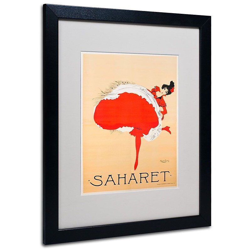 Trademark Fine Art 'Saharet' 16" x 20" Black Frame Art image 1