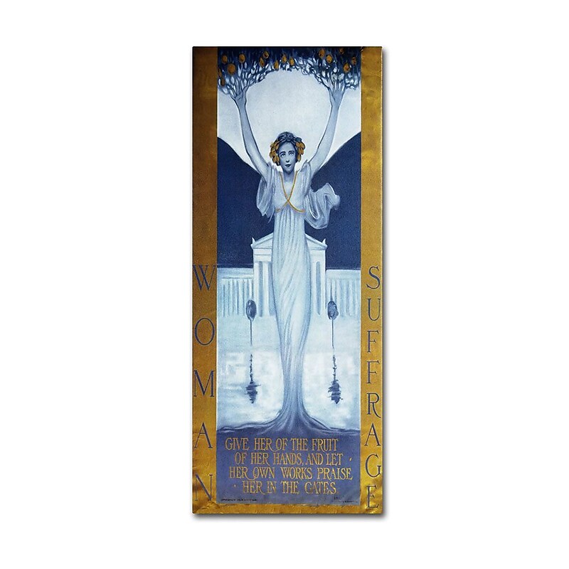 Trademark Fine Art 'Woman Suffrage' 18" x 32" Canvas Art image 1