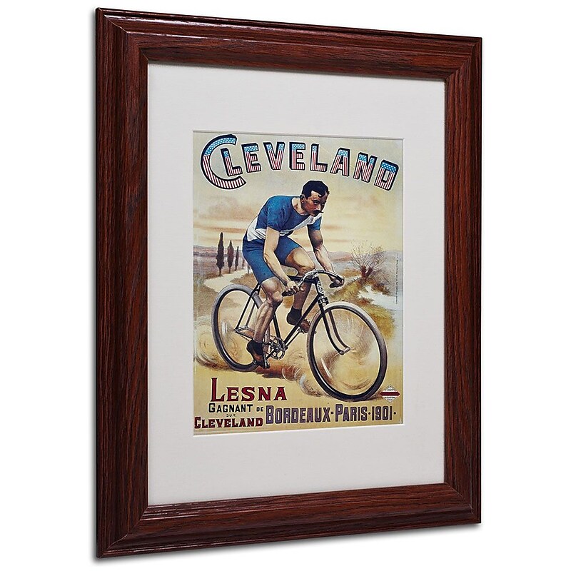 Trademark Fine Art 'Bike 22' 11" x 14" Wood Frame Art image 1