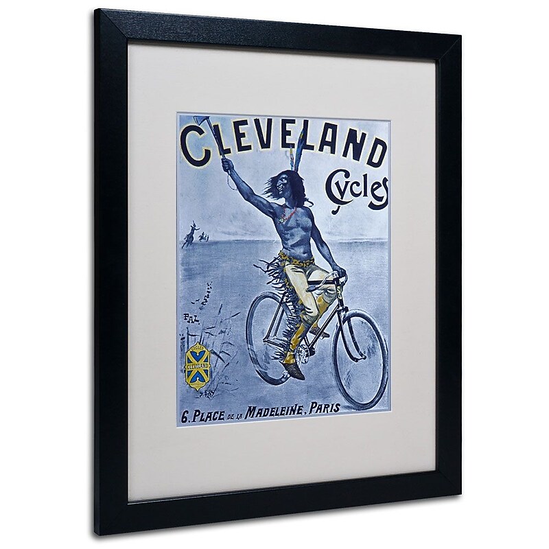 Trademark Fine Art 'Bike 55' 16" x 20" Black Frame Art image 1