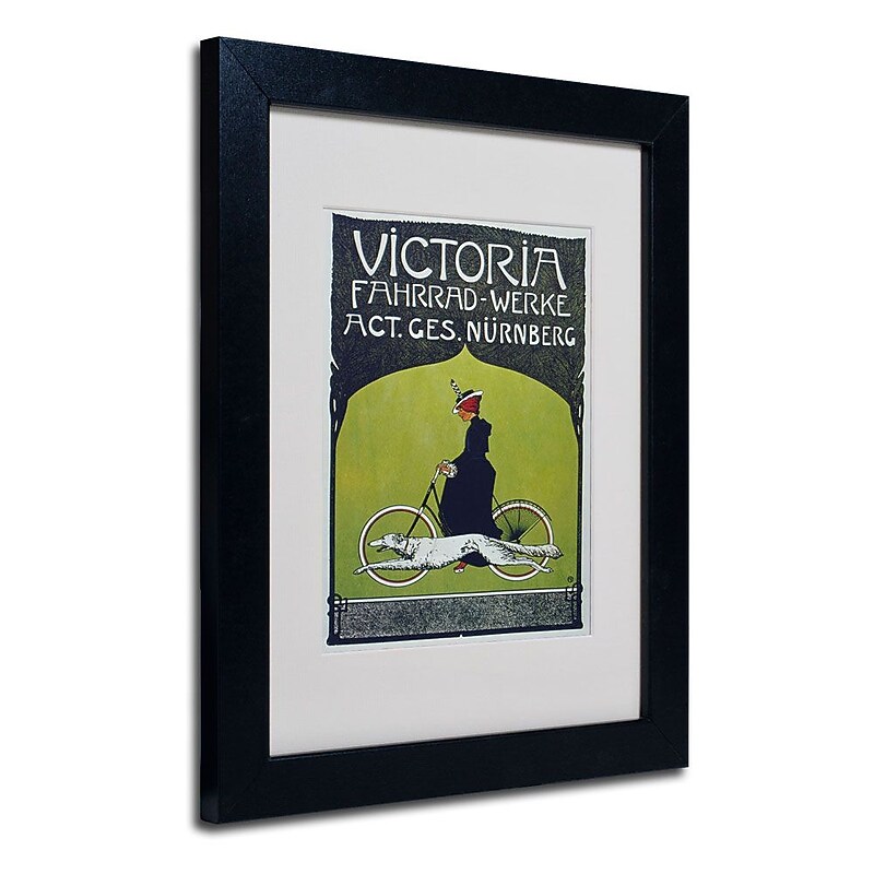 Trademark Fine Art 'Bike 59' 11" x 14" Black Frame Art image 1