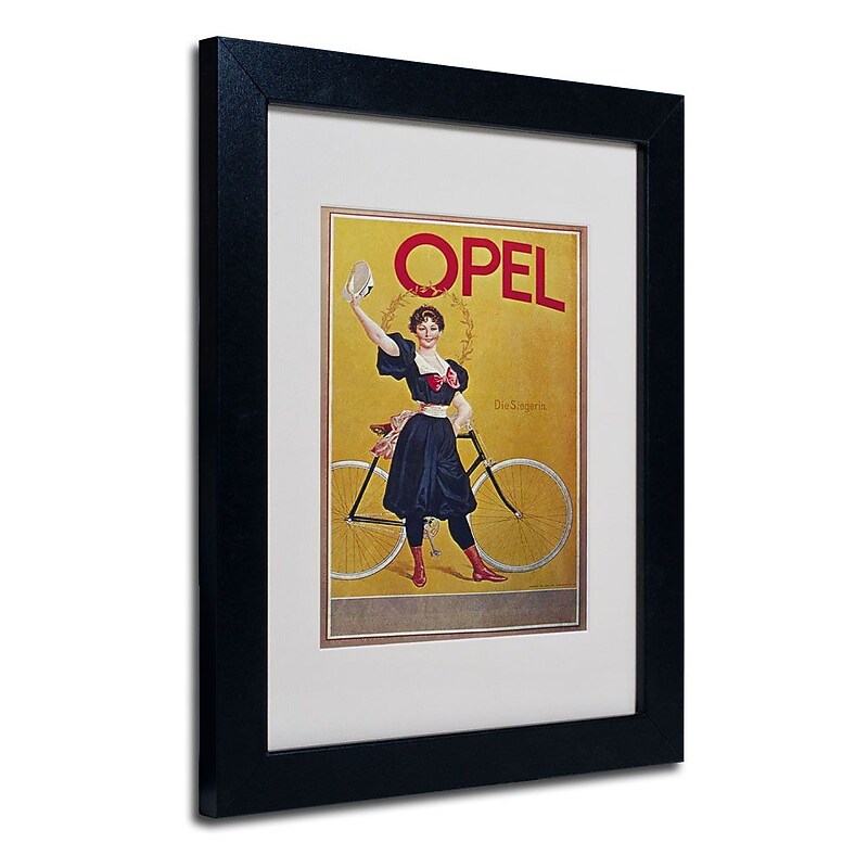 Trademark Fine Art 'Bike 61' 11" x 14" Black Frame Art image 1