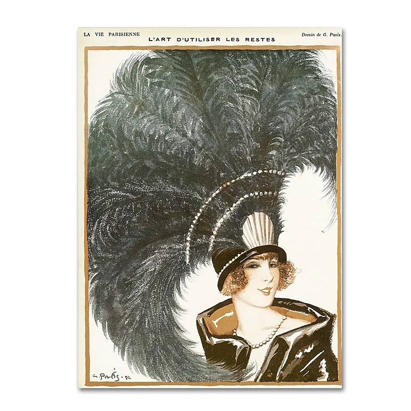 Trademark Fine Art 'La Vie Parisienne' 35" x 47" Canvas Art image 1