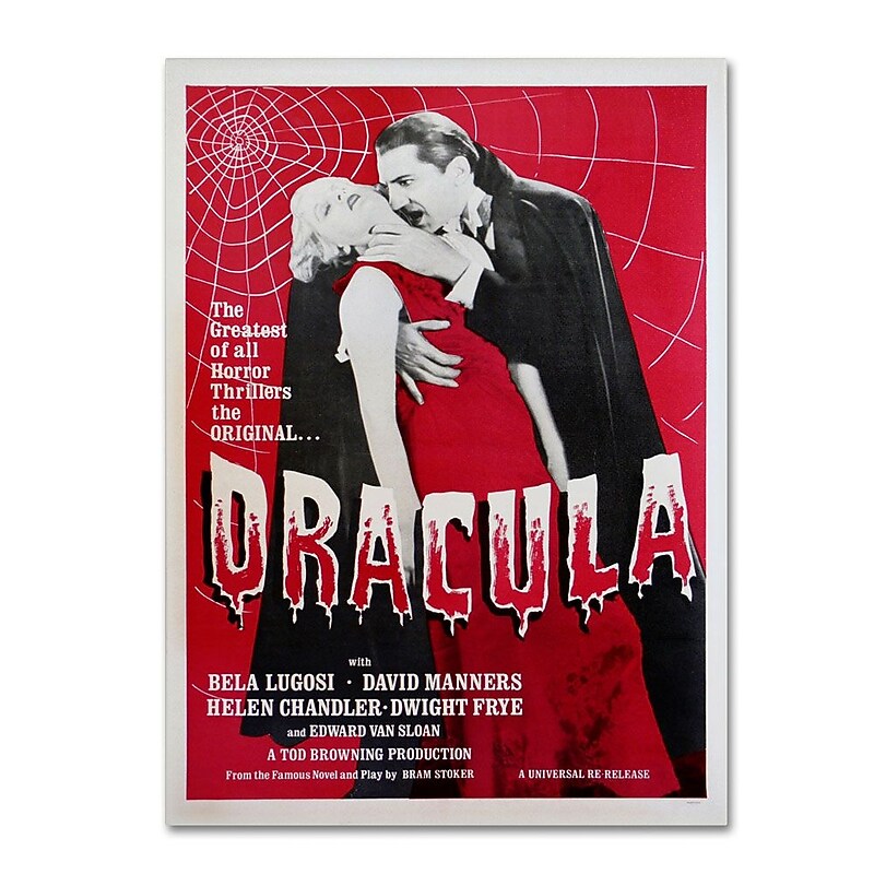Trademark Fine Art 'Dracula' 30" x 47" Canvas Art image 1