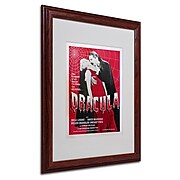 Trademark Fine Art 'Dracula' 16" x 20" Wood Frame Art