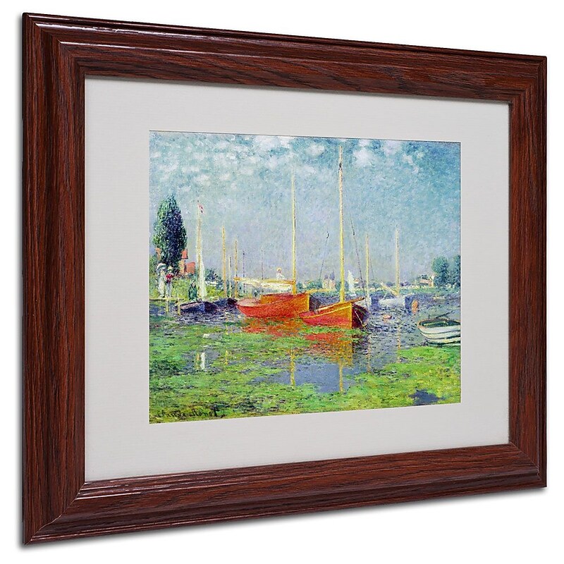 Trademark Fine Art 'Argenteuil' 11" x 14" Wood Frame Art image 1