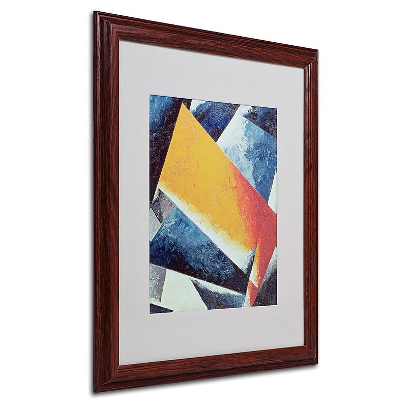 Trademark Fine Art 'Architectonic Composition' 16" x 20" Wood Frame Art image 1