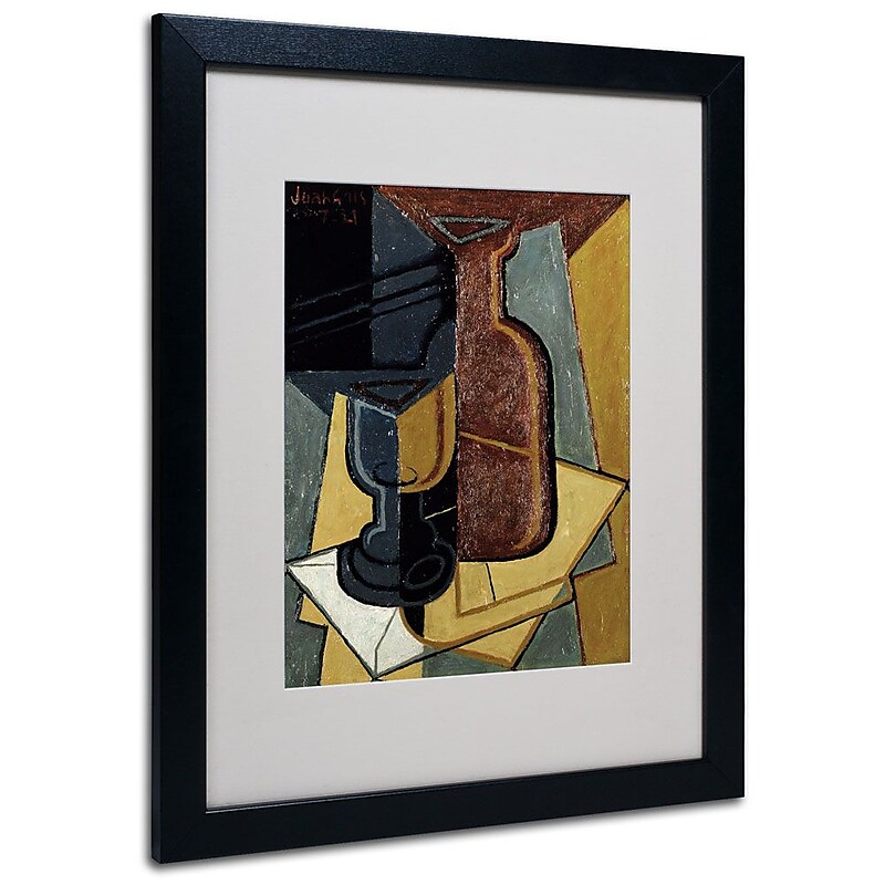 Trademark Fine Art 'Abstract I' 16" x 20" Black Frame Art image 1