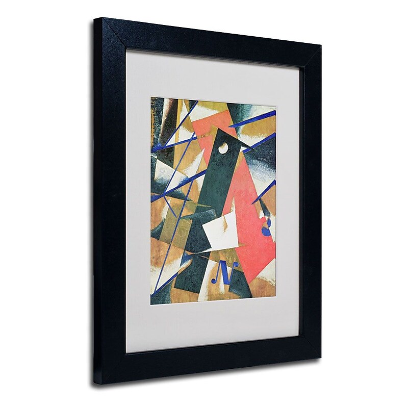 Trademark Fine Art 'Abstract II' 11" x 14" Black Frame Art image 1