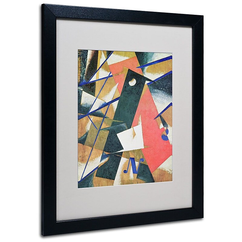 Trademark Fine Art 'Abstract II' 16" x 20" Black Frame Art image 1