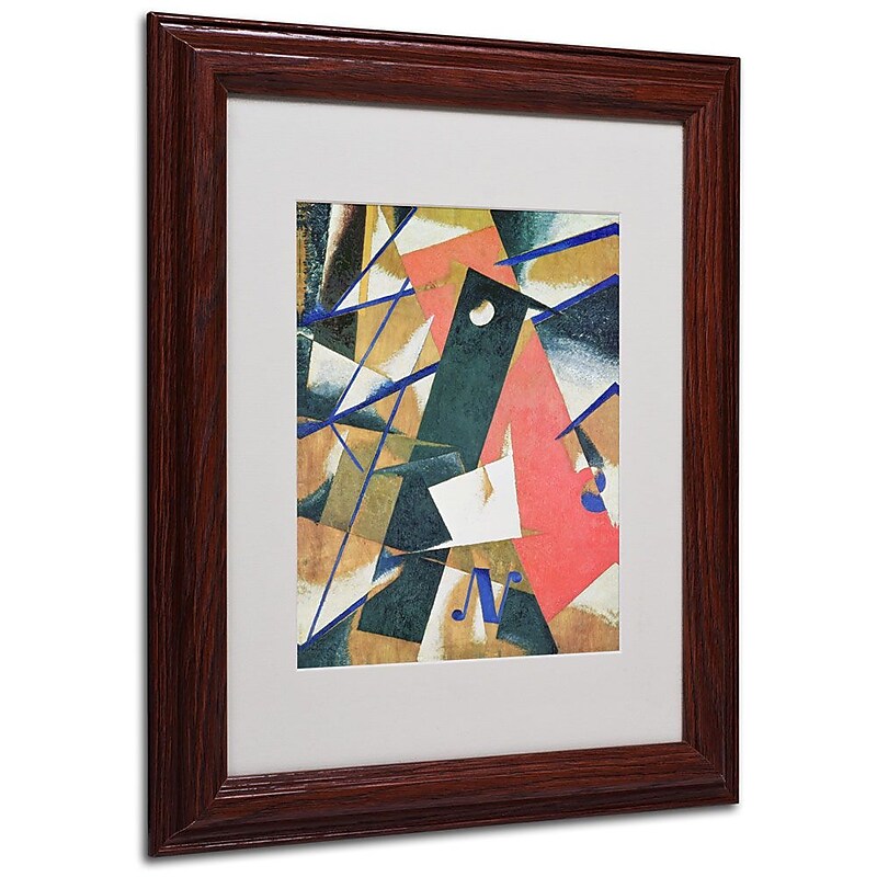 Trademark Fine Art 'Abstract II' 11" x 14" Wood Frame Art image 1
