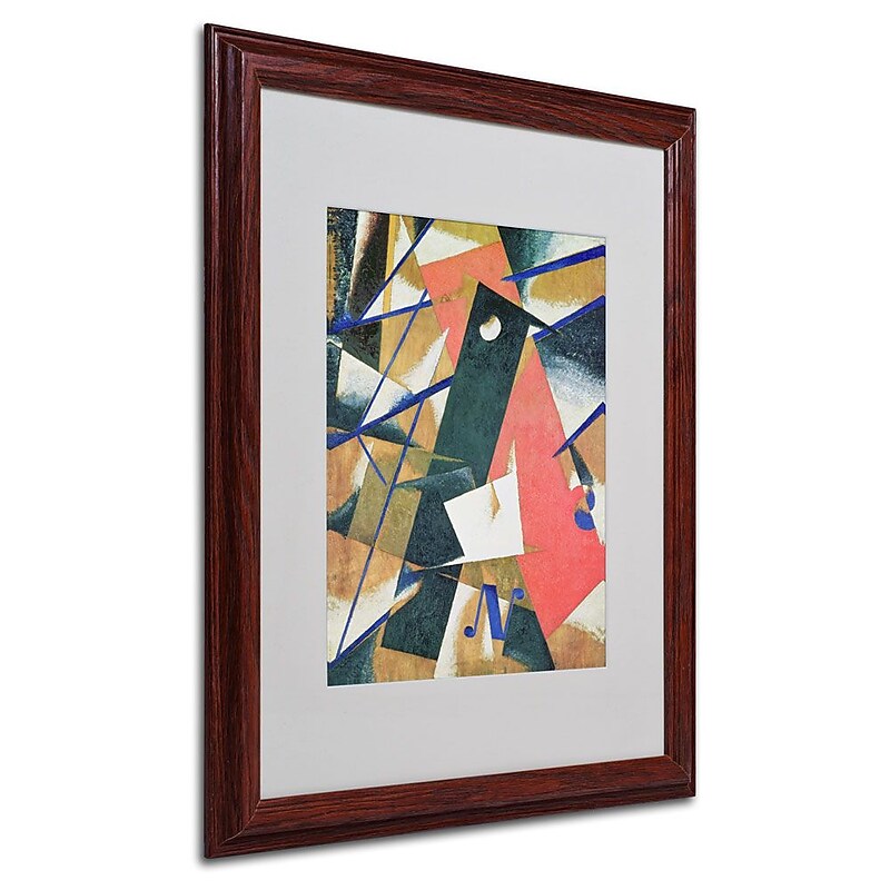 Trademark Fine Art 'Abstract II' 16" x 20" Wood Frame Art image 1