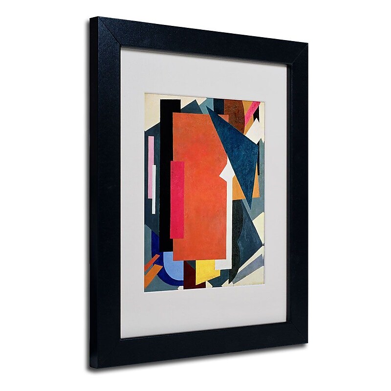 Trademark Fine Art 'Abstract III' 11" x 14" Black Frame Art image 1