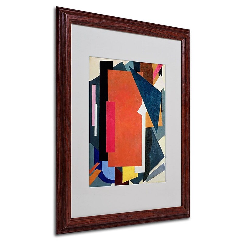 Trademark Fine Art 'Abstract III' 16" x 20" Wood Frame Art image 1