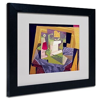 Trademark Fine Art 'Composition on a Table' 11" x 14" Black Frame Art